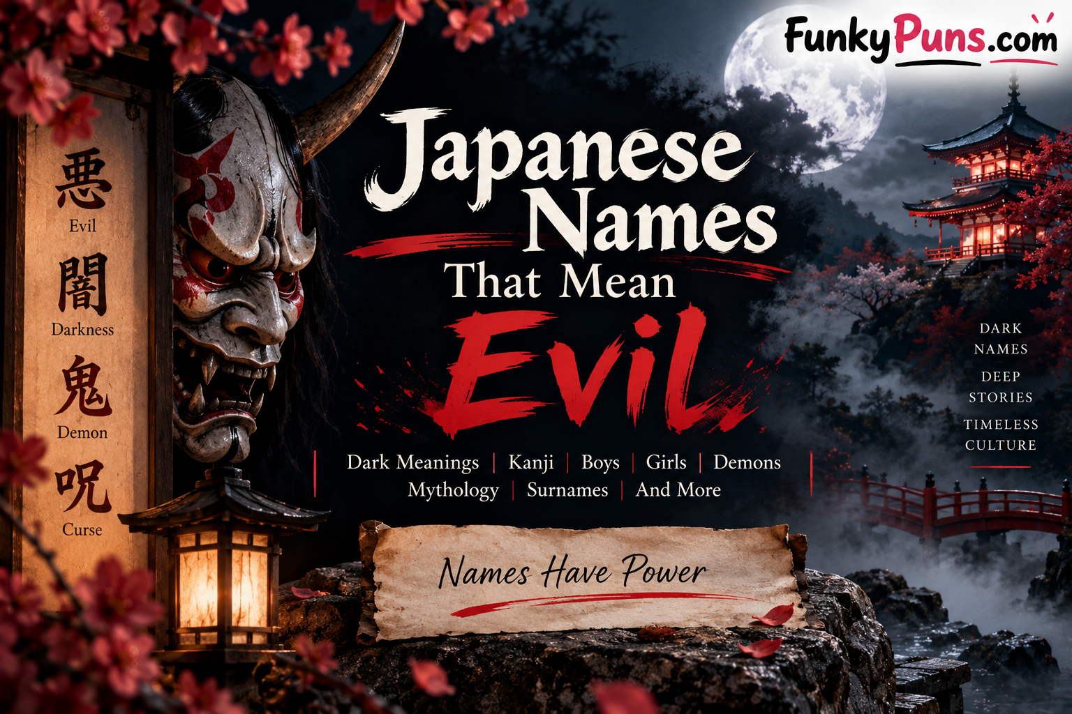 Japanese Names That Mean Evil