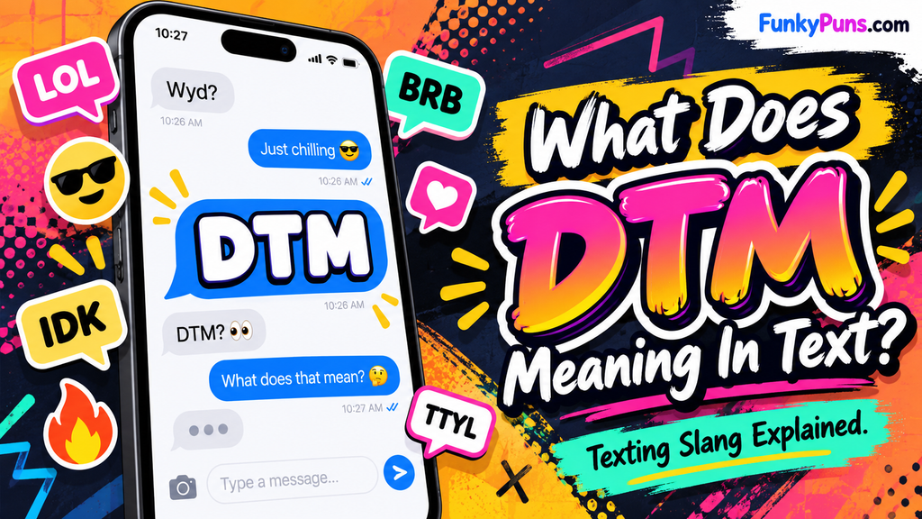 What Does DTM Meaning In Text?