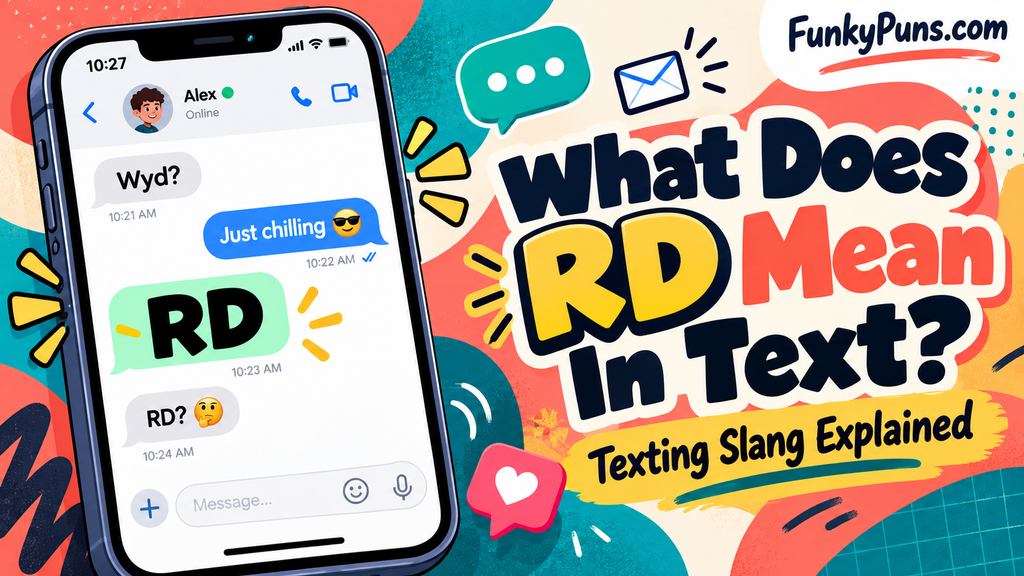 What Does RD Mean In Text?